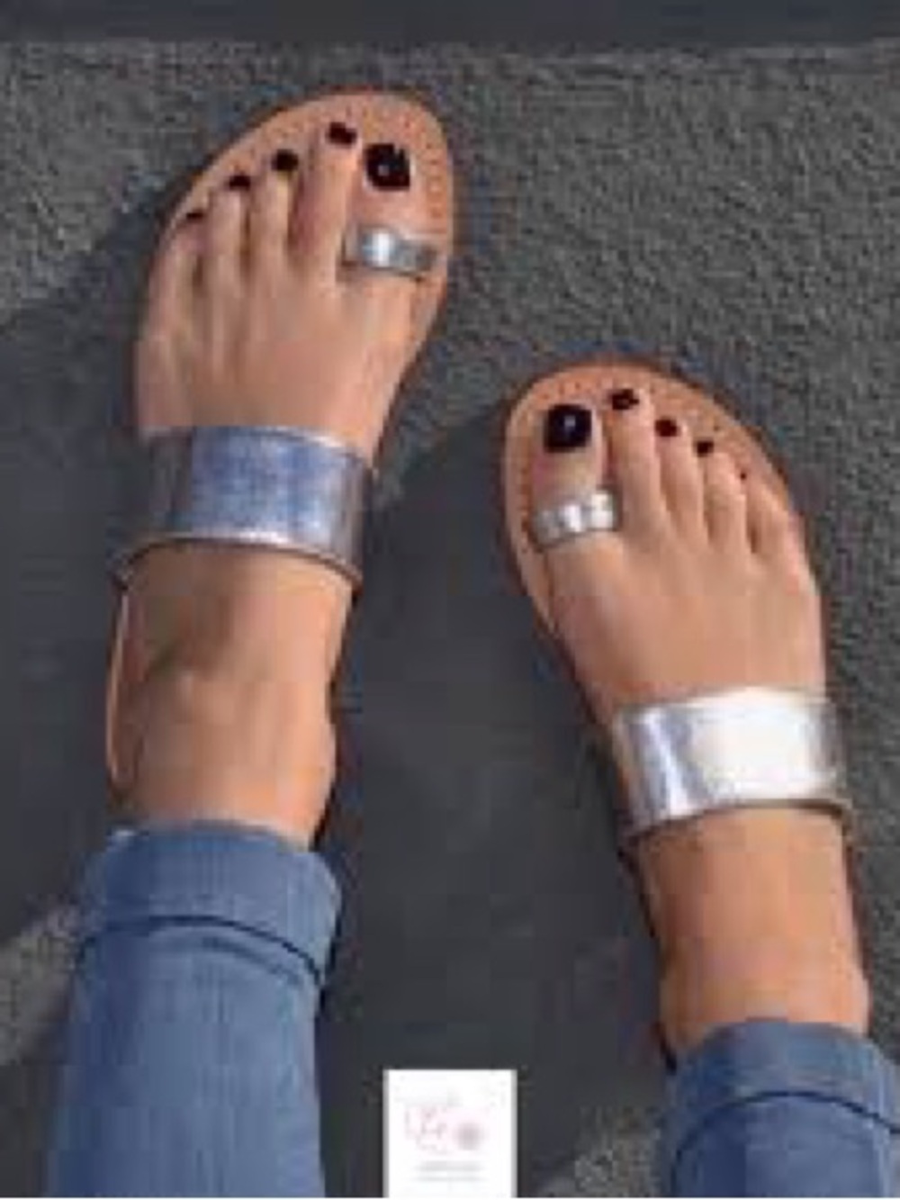 Virreina Flat Sandals Size 40/9.5